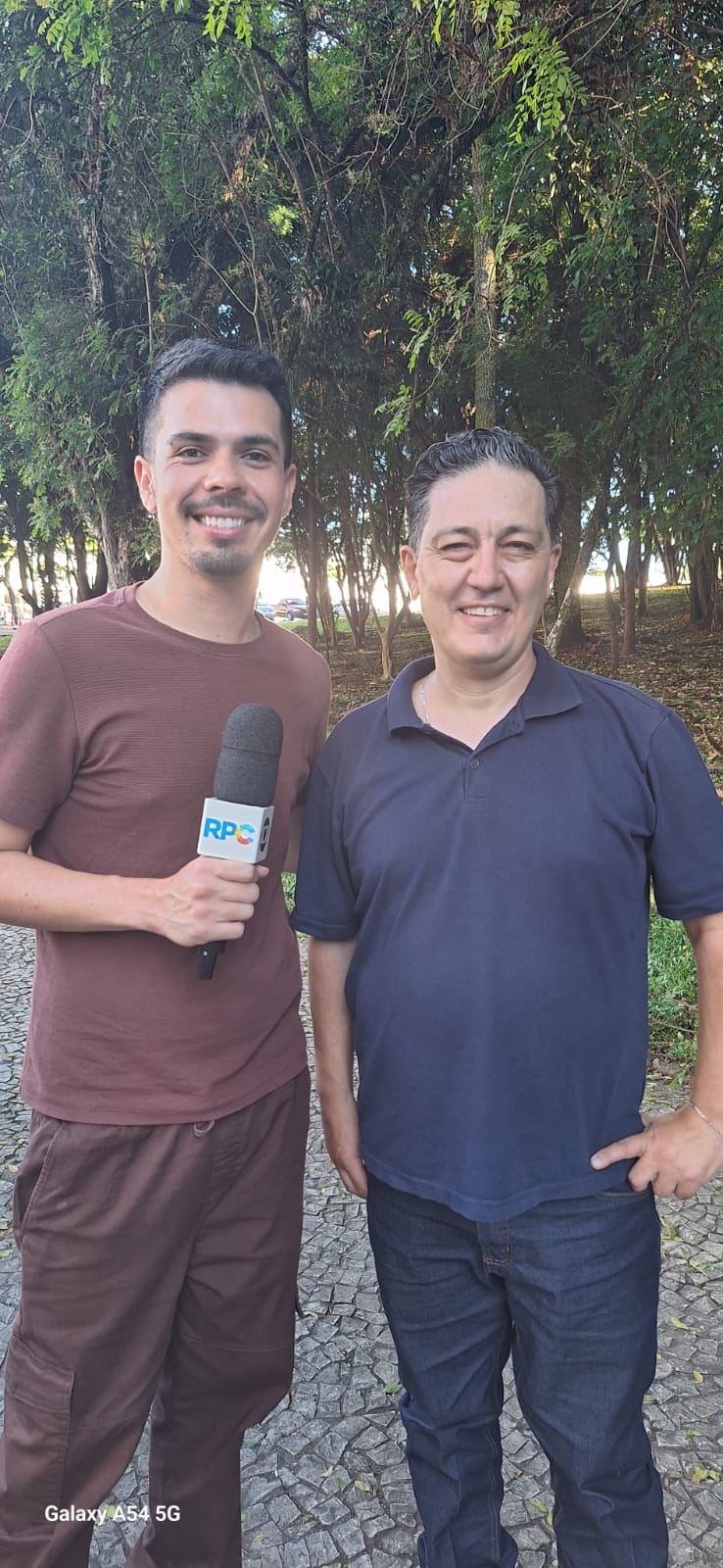Instrutor Herlon Neves em entrevista &agrave; RPC TV Globo